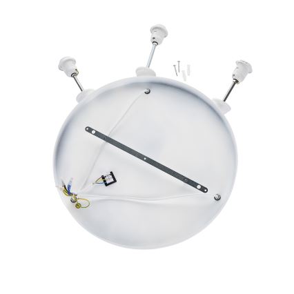 Brilagi - Luster na sajli WABI SABI 3xE27/40W/230V Ø 82 cm bijela