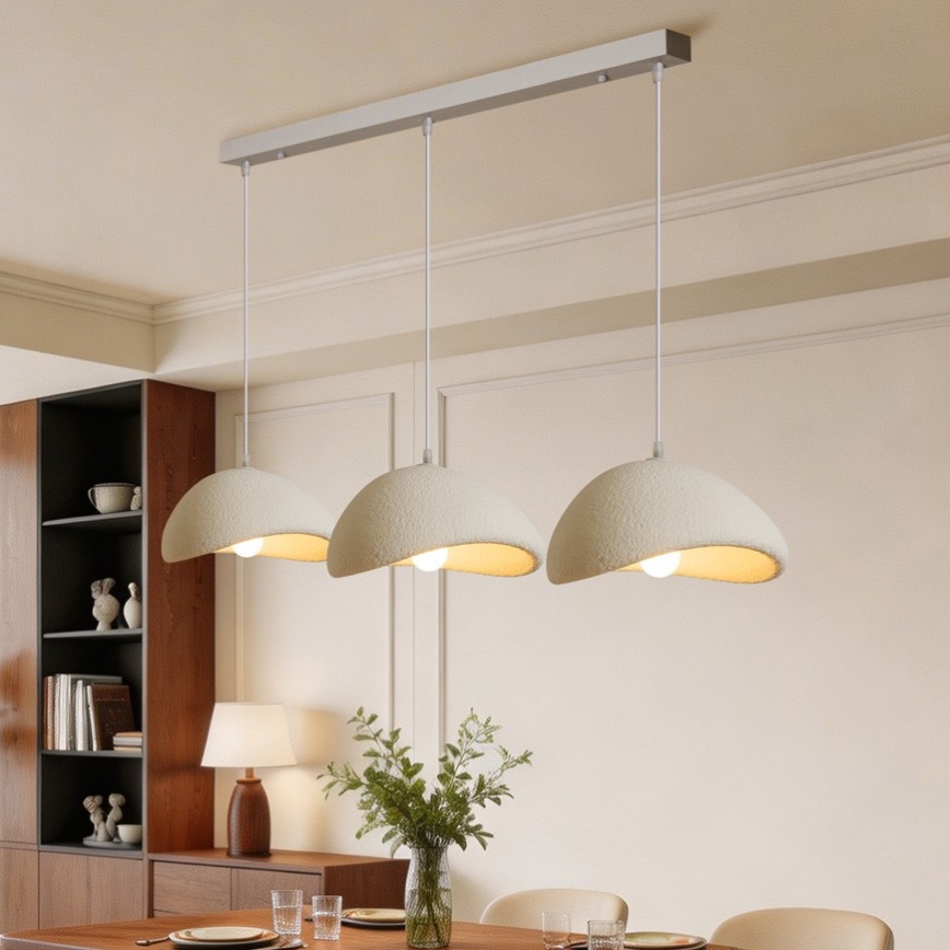 BRILAGI - Luster na sajli WABI SABI 3xE27/60W/230V bijela