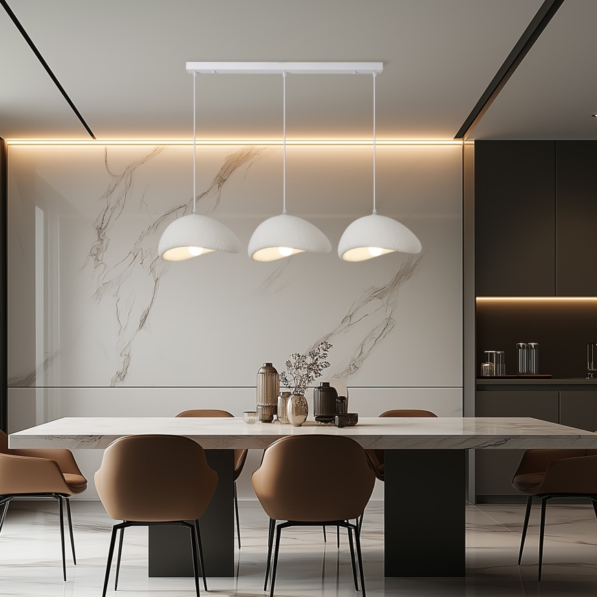 BRILAGI - Luster na sajli WABI SABI 3xE27/60W/230V bijela