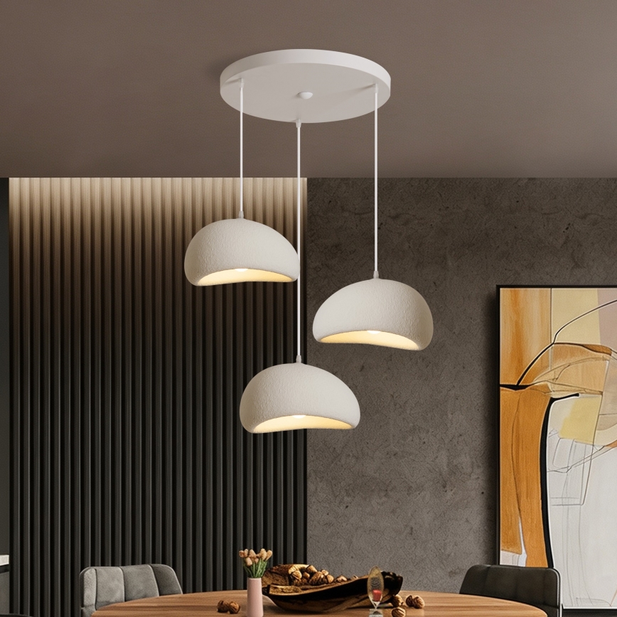 BRILAGI - Luster na sajli WABI SABI 3xE27/60W/230V bijela
