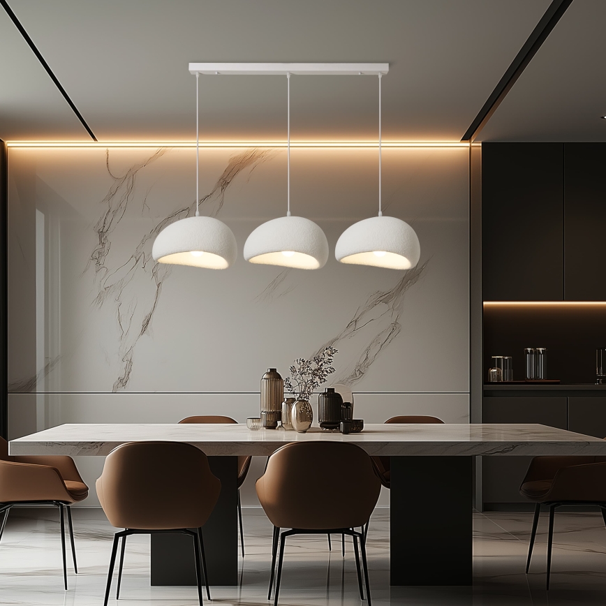 BRILAGI - Luster na sajli WABI SABI 3xE27/60W/230V bijela