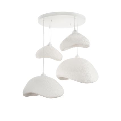 Brilagi - Luster na sajli WABI SABI 4xE27/40W/230V Ø 90 cm bijela