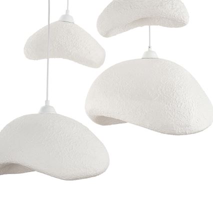 Brilagi - Luster na sajli WABI SABI 4xE27/40W/230V Ø 90 cm bijela