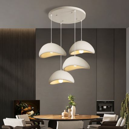 BRILAGI - Luster na sajli WABI SABI 4xE27/60W/230V bijela