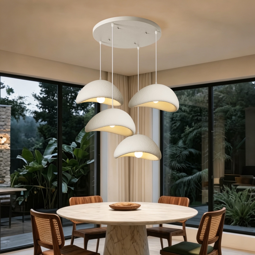 BRILAGI - Luster na sajli WABI SABI 4xE27/60W/230V bijela