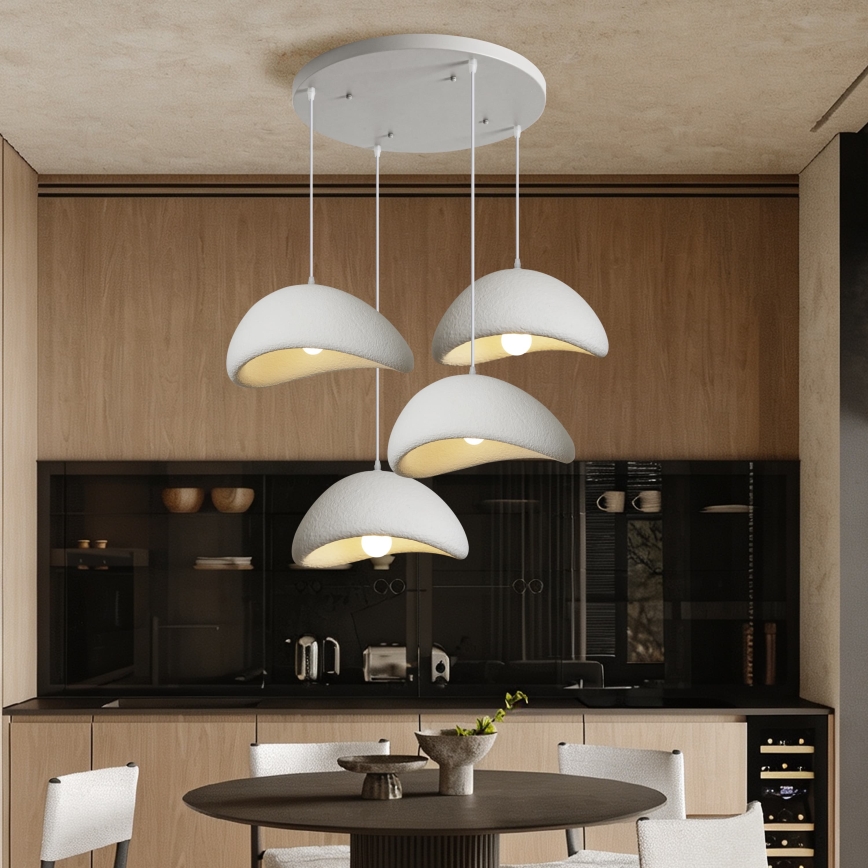 BRILAGI - Luster na sajli WABI SABI 4xE27/60W/230V bijela