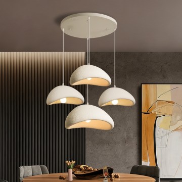 BRILAGI - Luster na sajli WABI SABI 4xE27/60W/230V bijela