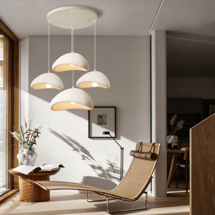 BRILAGI - Luster na sajli WABI SABI 4xE27/60W/230V bijela