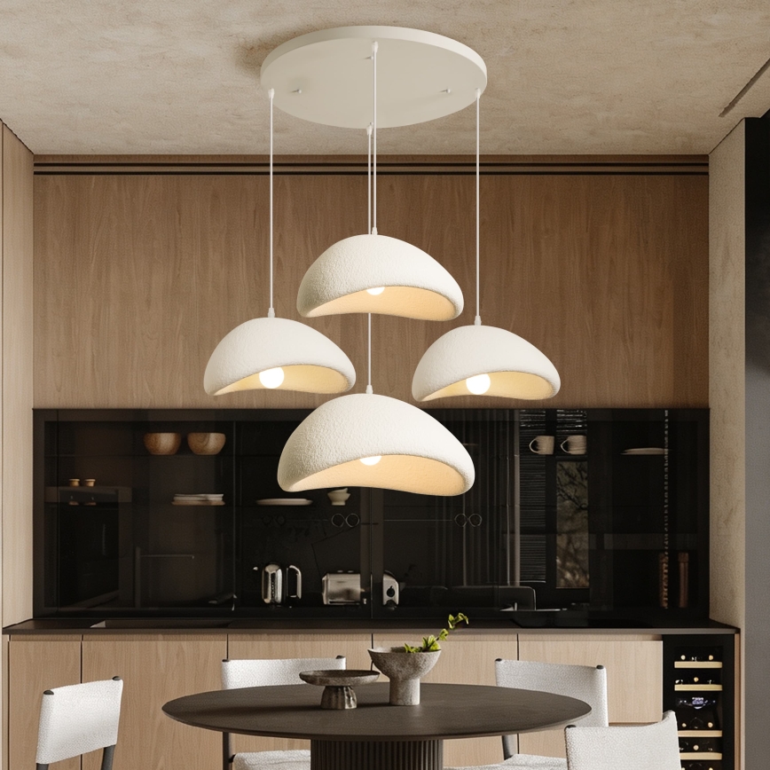 BRILAGI - Luster na sajli WABI SABI 4xE27/60W/230V bijela