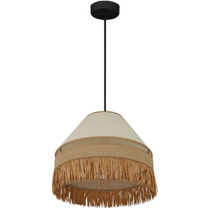 Brilagi - Luster na sajli WINNETOU AVIGNION 1xE27/15W/230V pr. 35 cm smeđa/krem