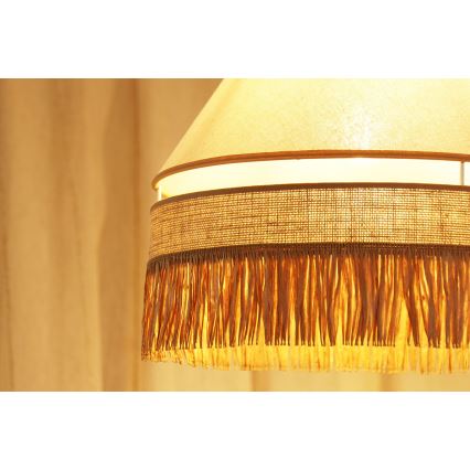 Brilagi - Luster na sajli WINNETOU AVIGNION 1xE27/15W/230V pr. 35 cm smeđa/krem