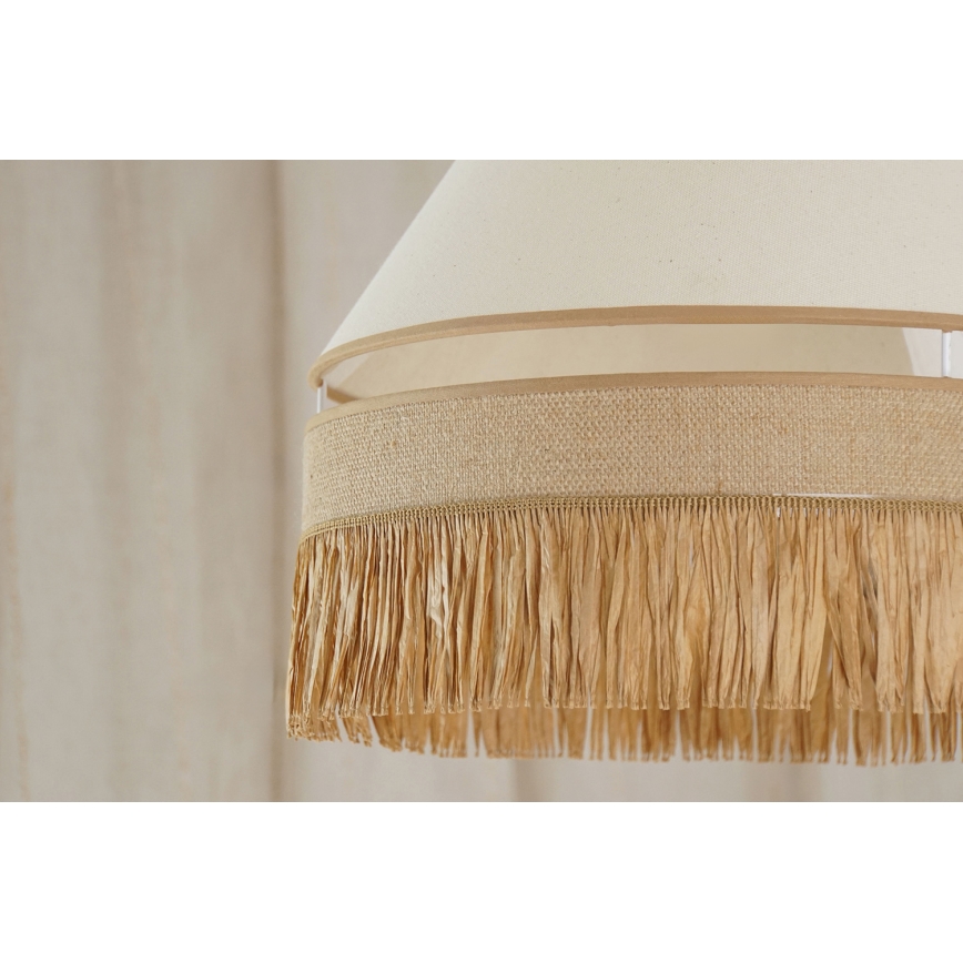 Brilagi - Luster na sajli WINNETOU AVIGNION 1xE27/15W/230V pr. 35 cm smeđa/krem