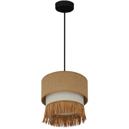 Brilagi - Luster na sajli WINNETOU BOHO 1xE27/15W/230V pr. 25 cm smeđa/krem