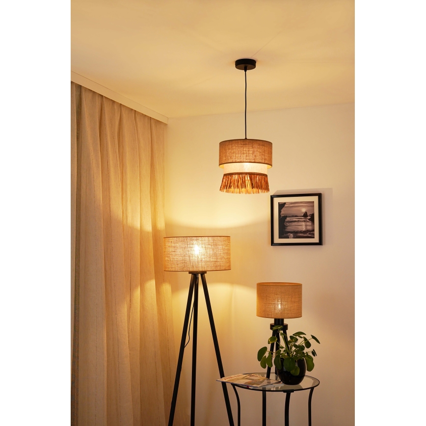 Brilagi - Luster na sajli WINNETOU BOHO 1xE27/15W/230V pr. 25 cm smeđa/krem