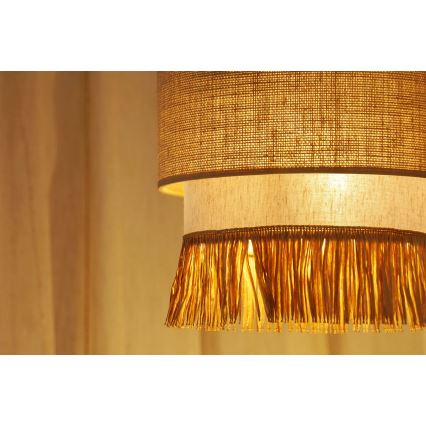 Brilagi - Luster na sajli WINNETOU BOHO 1xE27/15W/230V pr. 25 cm smeđa/krem