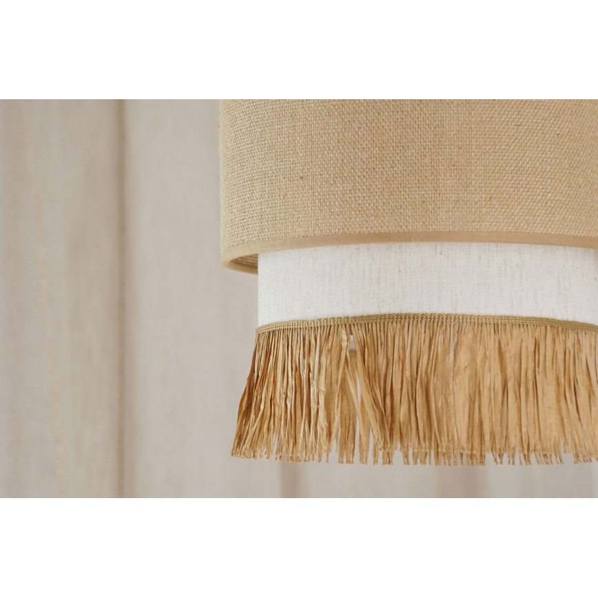 Brilagi - Luster na sajli WINNETOU BOHO 1xE27/15W/230V pr. 25 cm smeđa/krem