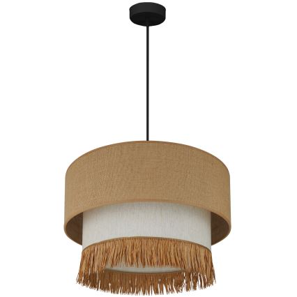 Brilagi - Luster na sajli WINNETOU BOHO 1xE27/15W/230V pr. 45 cm smeđa/krem