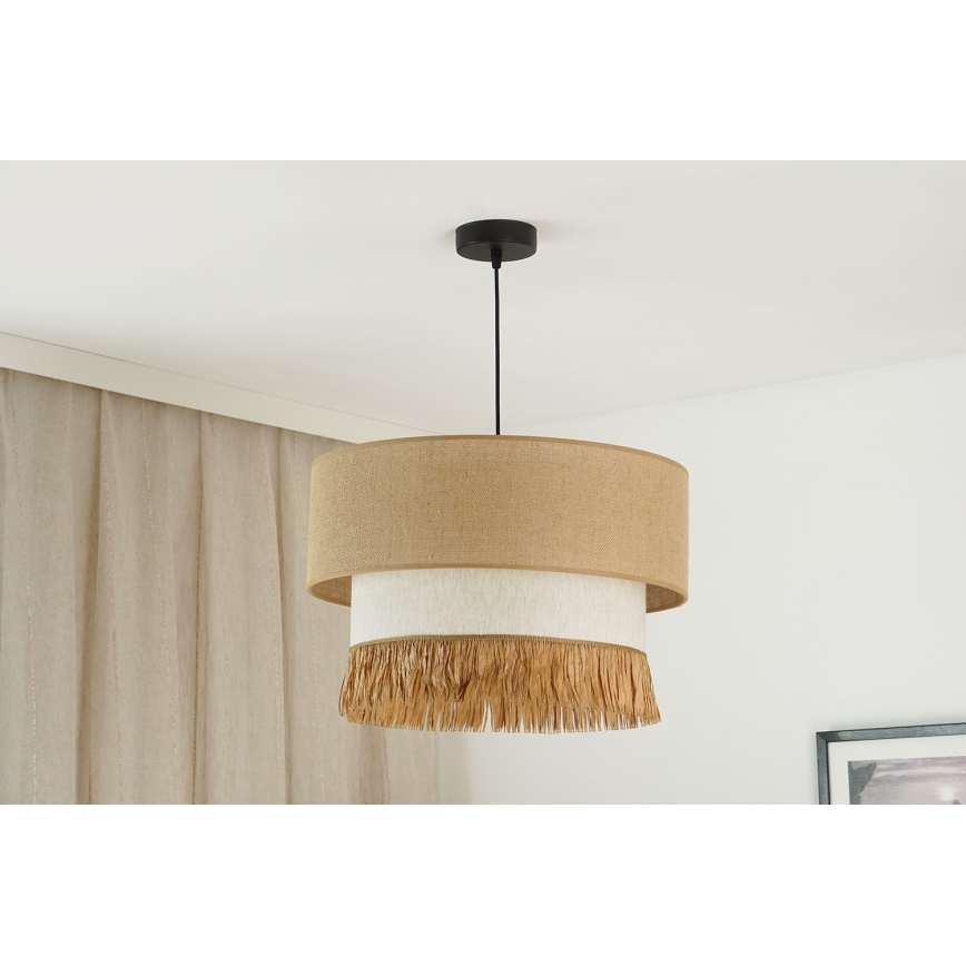 Brilagi - Luster na sajli WINNETOU BOHO 1xE27/15W/230V pr. 45 cm smeđa/krem