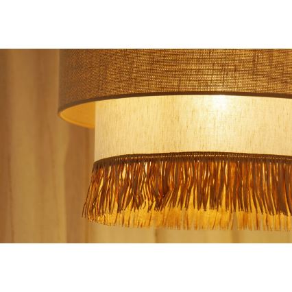 Brilagi - Luster na sajli WINNETOU BOHO 1xE27/15W/230V pr. 45 cm smeđa/krem