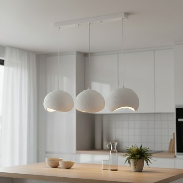 Brilagi - Luster na sajli YONTU 3xE27/40W/230V bijela