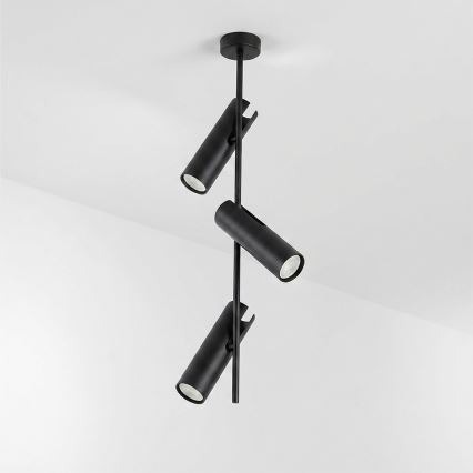 Brilagi - Luster na šipci BRANCH 3xGU10/30W/230V crna