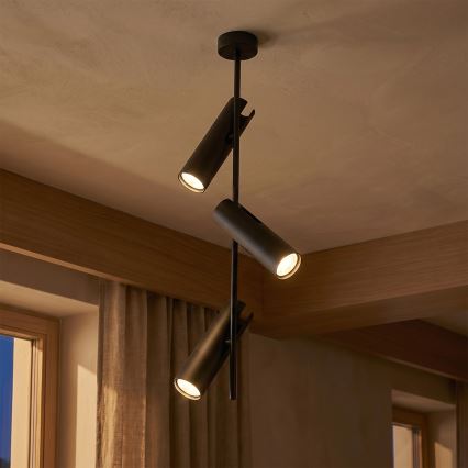 Brilagi - Luster na šipci BRANCH 3xGU10/30W/230V crna