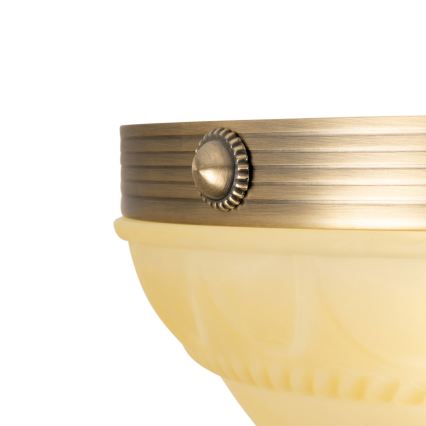 BRILAGI - Luster na šipci DAHLIA 3xE27/40W/230V promjer 37 cm mesing