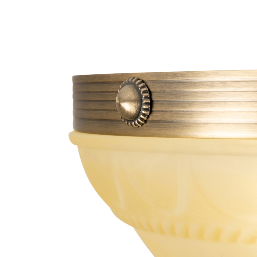 BRILAGI - Luster na šipci DAHLIA 3xE27/40W/230V promjer 37 cm mesing