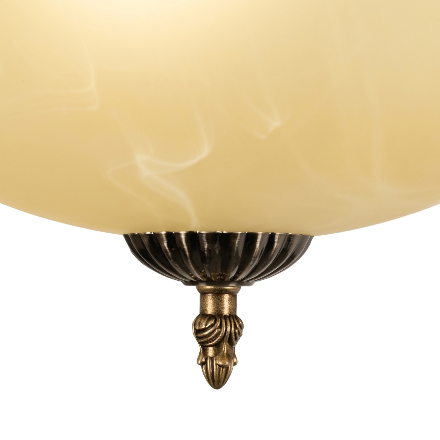 BRILAGI - Luster na šipci DAHLIA 3xE27/40W/230V promjer 37 cm mesing