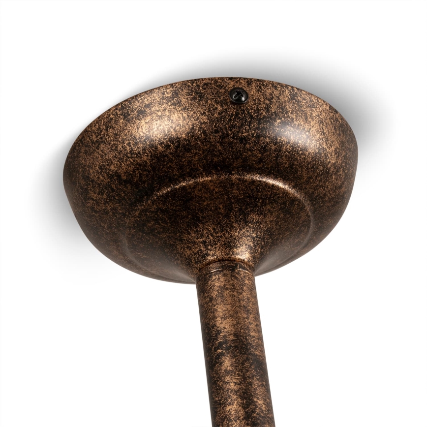 BRILAGI - Luster na šipci FORGE 3xE27/60W/230V patina/bakrena