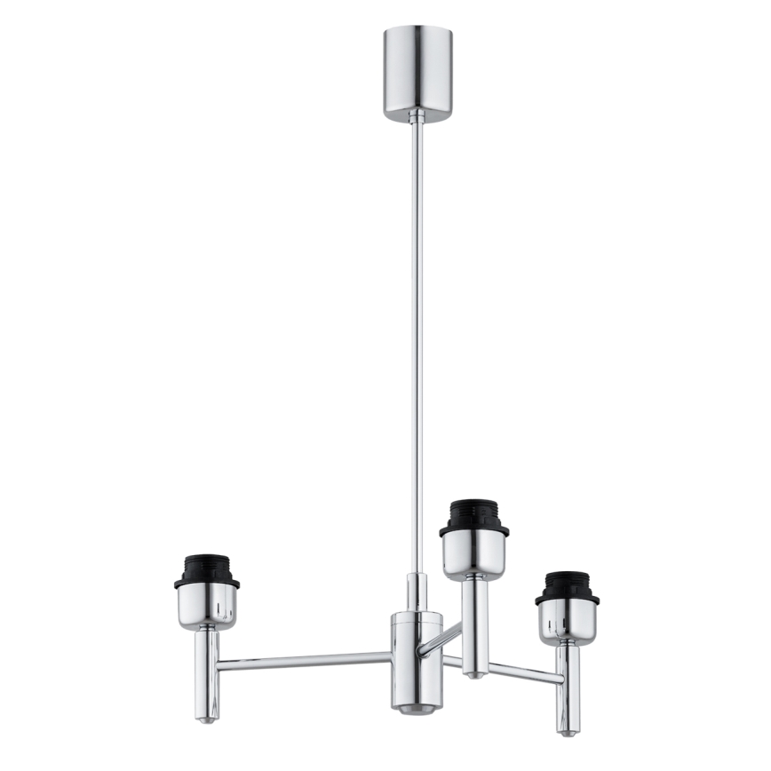 Brilagi - Luster na šipci MONTE 3xE27/60W/230V bež/sjajni krom