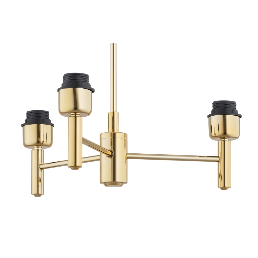 Brilagi - Luster na šipci MONTE 3xE27/60W/230V crna/zlatna