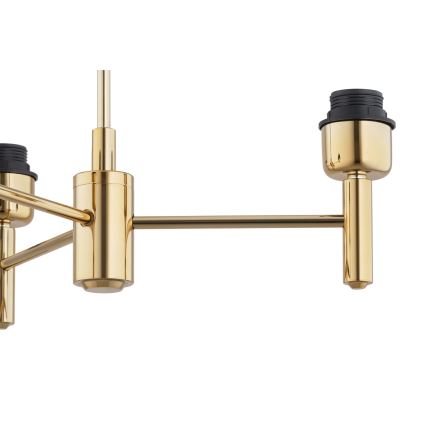 Brilagi - Luster na šipci MONTE 3xE27/60W/230V crna/zlatna