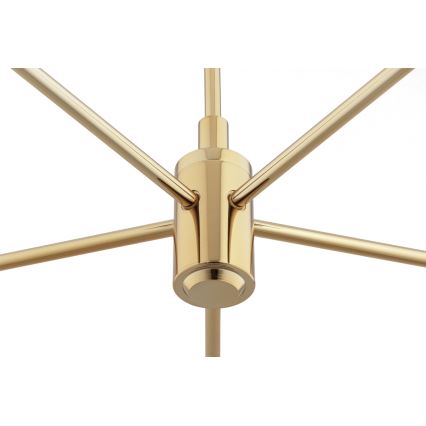 Brilagi - Luster na šipci MONTE 5xE27/60W/230V plava/zlatna