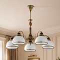 BRILAGI - Luster na šipci TAURUS 5xE27/15W/230V Ø 70 cm brončani