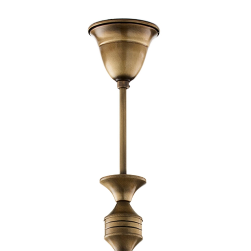BRILAGI - Luster na šipci TAURUS 5xE27/15W/230V Ø 70 cm brončani