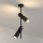 Brilagi - Luster na štapu BRANCH 2xGU10/30W/230V crna