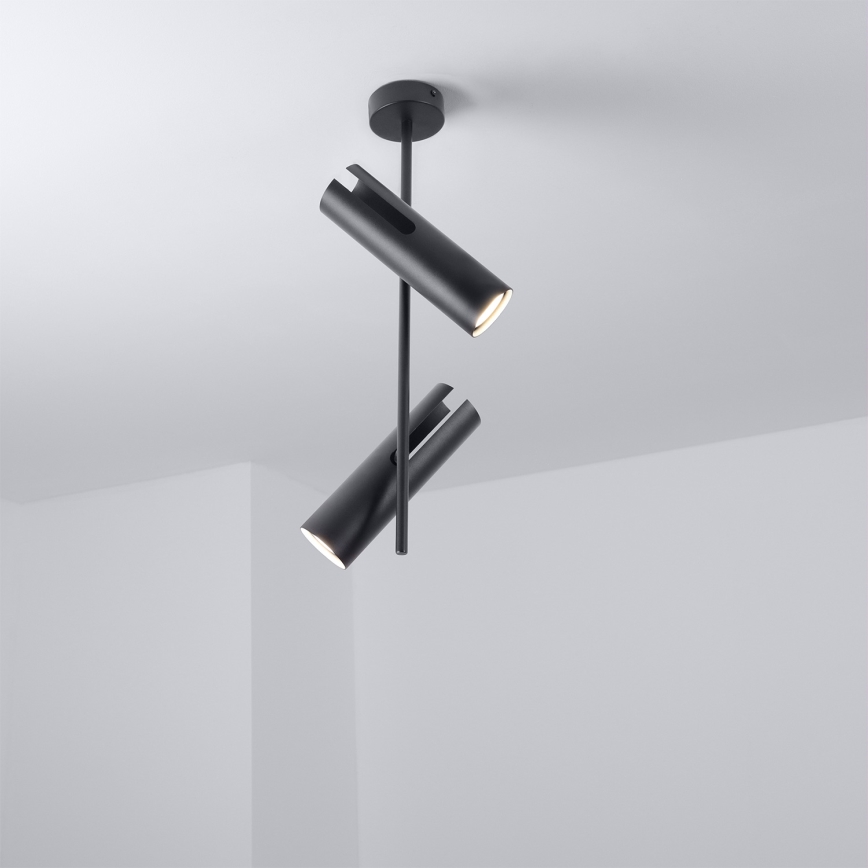 Brilagi - Luster na štapu BRANCH 2xGU10/30W/230V crna
