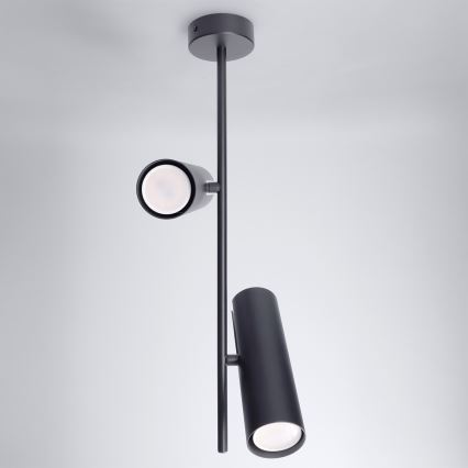 Brilagi - Luster na štapu BRANCH 2xGU10/30W/230V crna