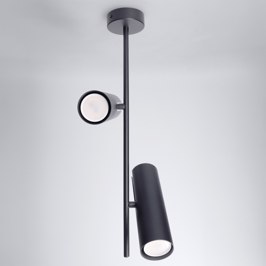 Brilagi - Luster na štapu BRANCH 2xGU10/30W/230V crna