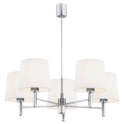 Brilagi - Luster na štapu MONTE 5xE27/60W/230V krem/sjajni krom