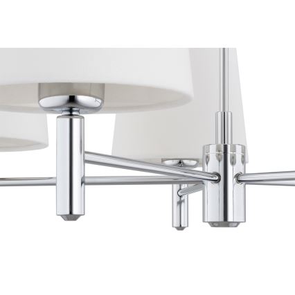 Brilagi - Luster na štapu MONTE 5xE27/60W/230V krem/sjajni krom