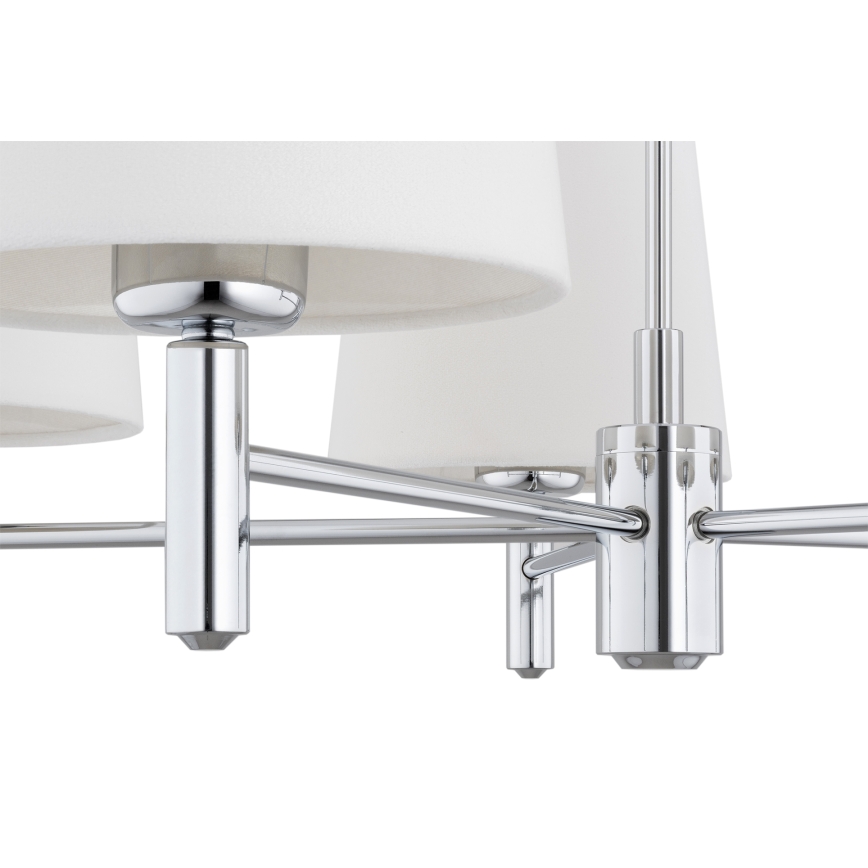 Brilagi - Luster na štapu MONTE 5xE27/60W/230V krem/sjajni krom