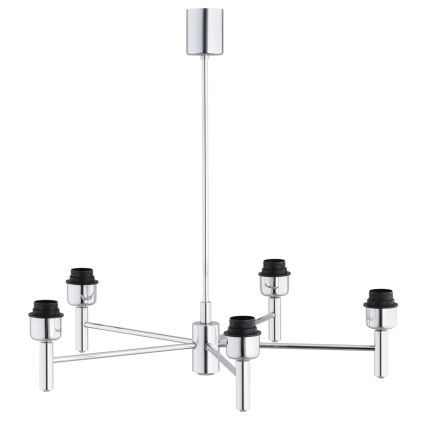 Brilagi - Luster na štapu MONTE 5xE27/60W/230V krem/sjajni krom