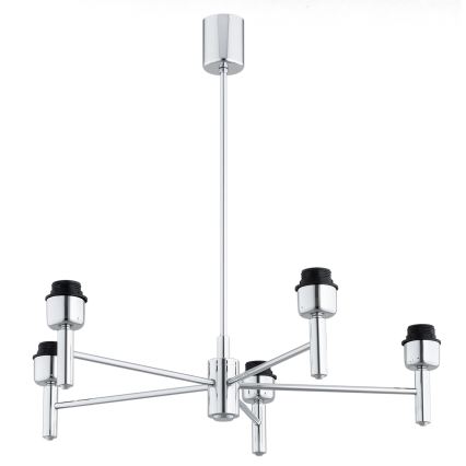 Brilagi - Luster na štapu MONTE 5xE27/60W/230V krem/sjajni krom