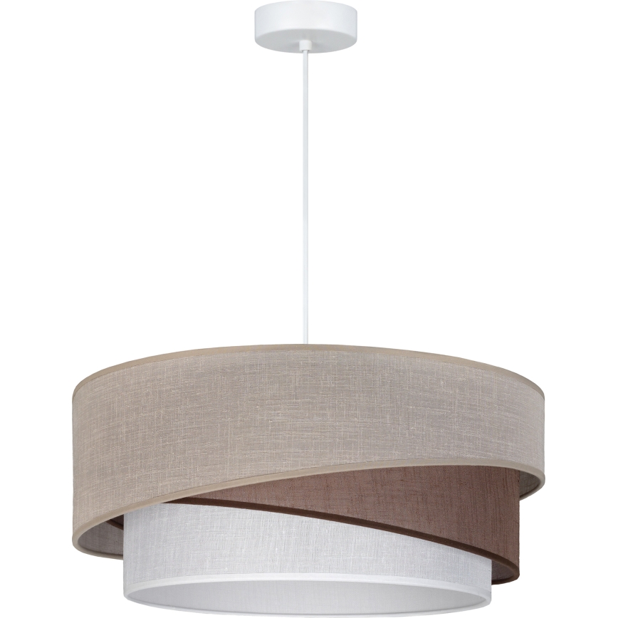 Brilagi - Luster na užetu ARROW 1xE27/60W/230V Ø 45 cm bež/smeđa/bijela