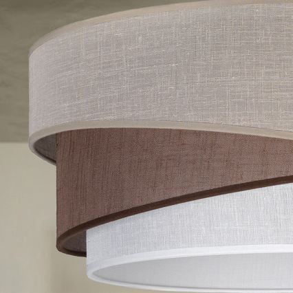 Brilagi - Luster na užetu ARROW 1xE27/60W/230V Ø 45 cm bež/smeđa/bijela
