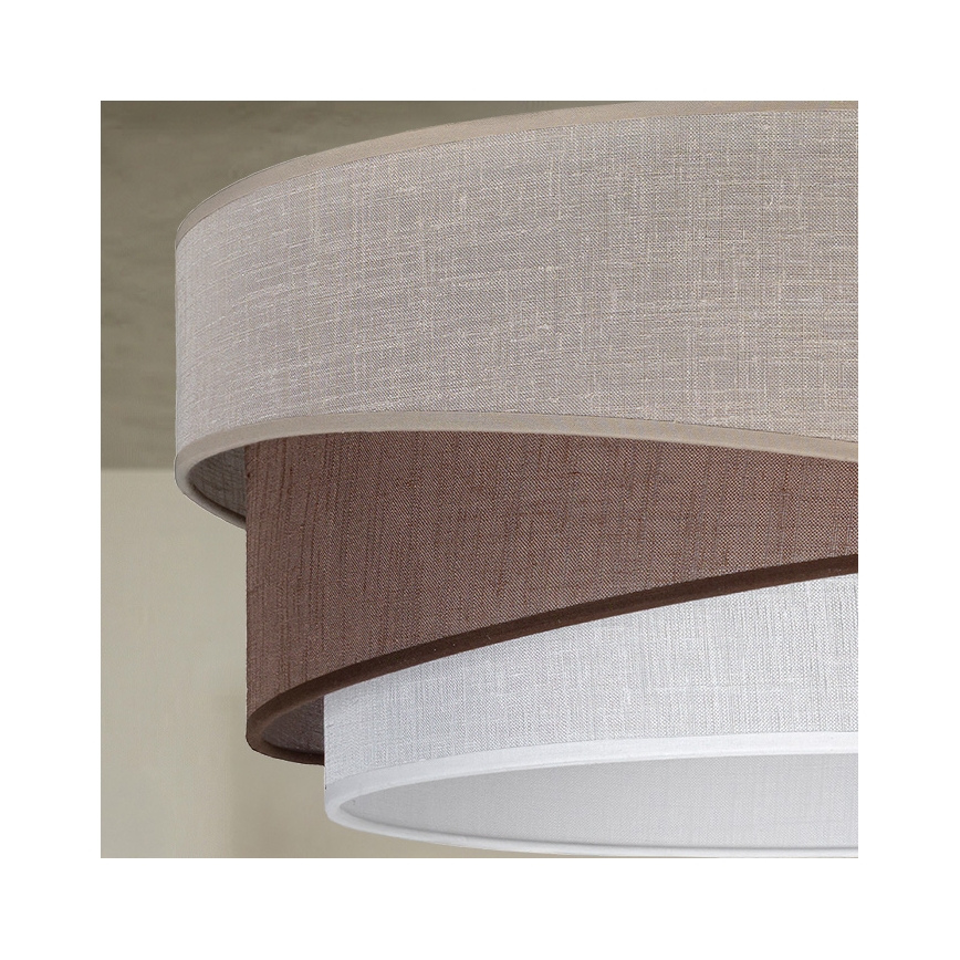 Brilagi - Luster na užetu ARROW 1xE27/60W/230V Ø 45 cm bež/smeđa/bijela
