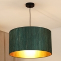 Brilagi - Luster na užetu BOSTON ROLLER 1xE27/15W/230V promjer 45 cm slama zelena/zlatna