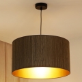 Brilagi - Luster na užetu BOSTON ROLLER 1xE27/15W/230V promjer 45 cm smeđa/zlatna slama